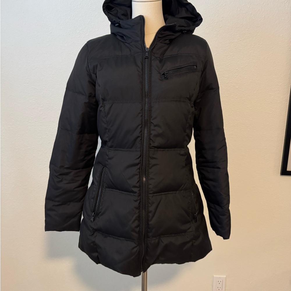 Marc New York Black Hooded Puffer Jacket